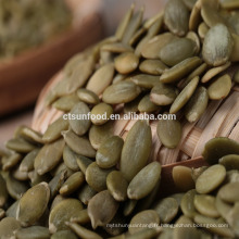 Bonne qualité prix du marché peau de brillance verte graines de citrouille noyaux